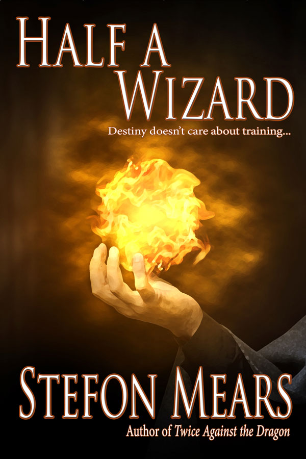 Half a Wizard by Stefon Mears web cover